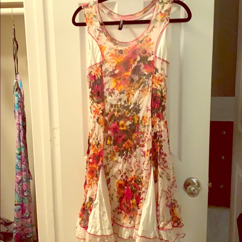 Mid-length formal floral dress